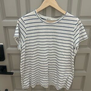 Marine Layer Nautical Blue and White Tee